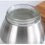 he yan long home Glass Spice Jar Set Condiment Bottles Kitchen Supplies Storage Jar Stainless Steel Small idea Spice jar (Color : Blue)
