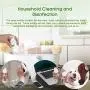 Klare Sprühflaschen, 2er Pack, 100 ml Fassungsvergnügen, wiederbefüllbare Behälter mit Luftdruckpumpe – Ideal für Kosmetik, Wasser, Parfüm, Reisegröße.