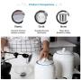 Airtight Food Storage Containers Bins with Lids Large, Ceramic Pottery Cereal Containers Canister Cookie Jar for Kitchen Pantry Organization Flour Coffee Candy Bulk, 750mL/1.5L/2.5L (Size : 750mL)