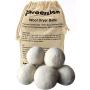 Wool Dryer Balls XL Made of 100% Premium, Organic Wool, Handmade, Non-Toxic, All Natural Eco-Friendly Reusable Fabric Softener, 6 Pack