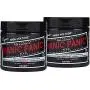 Manic Panic Raven Black Hair Dye – Classic High Voltage - (2PK) Semi Permanent Hair Color - Cool Black With Blue Undertones - For Dark, Light Hair - Vegan, PPD & Ammonia Free - For Coloring Hair