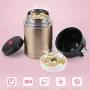 Food Thermos, Stainless Steel Vacuum Insulated Thermal Food Container Lunch Container Wide Mouth Thermos for Soup,Insulated Food Jar for Hot&Cold Meals Soup Bowls, Baby Food Storage [ Golden, 800ml ]