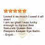 Queen Bee Naturals Best Eye Balm Peeper Keeper - Eyelid Cream Helps Reduce Crows Feet, Wrinkles & Fine Lines - Pure Anti Aging Restorative Moisturizes Your Skin - Vitamin E + 10 Organic Nutrient Oils