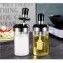 1pc Glass Spice Jars with Serving Spoon Mason Storage Canister Clear Condiment Food Bottle with Stainless Steel Screw Lid for Home and Kitchen(with Brush)