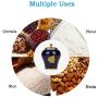 Airtight Food Storage Containers Bins with Lids Large, Ceramic Pottery Cereal Containers Canister Cookie Jar for Kitchen Pantry Organization Flour Rice Candy Bulk, 480mL, 880mL