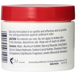 Tussy Deodorant Cream, 1.7 ounces Original 6 Pack