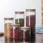 Cabilock Glass Jars 380ml Clear Spice Jars Sealed Canister Food Storage Container for Loose Tea Coffee Bean Sugar Salt (6.5 15 cm, with Bamboo Lid) Cabilock Glass Jars 380ml Clear Spice Jars Sealed Canister Food Storage Container for Loose Tea Coffee Bean Sugar Salt (6.5 15 cm, with Bamboo Lid)