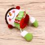 Artibetter Christmas Candy Jar Christms Favor Box with Snowman Doll Star Shape Christmas Food Storage Container for Cookies