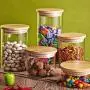 WANGLX ST Food Storage Jar Storage Bottle Kitchen Supplies Grain Storage Tank Borosilicate Glass Sealed Can Dried Fruit Sealed Bottle WANGLX ST Food Storage Jar Storage Bottle Kitchen Supplies Grain Storage Tank Borosilicate Glass Sealed Can Dried Fruit Sealed Bottle