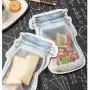 Sacs de Rangement Alimentaire 30 Pcs Motif Mason Jar Réutilisables Étanchéifiés Portables Avec Fermeture Éclair, Récipients pour Snacks, Sacs Frosted pour Voyage - 10 Bleu + 10 Rouge + 10 Jaune Sacs de Rangement Alimentaire 30 Pcs Motif Mason Jar Réutilisables Étanchéifiés Portables Avec Fermeture Éclair, Récipients pour Snacks, Sacs Frosted pour Voyage - 10 Bleu + 10 Rouge + 10 Jaune