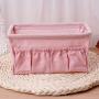 Milue Home Foldable Make Up Storage Box Desktop Cosmetic Organizer Makeup Container (Pink)