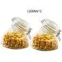 Bouteilles en verre scellées, Réservoirs de stockage pour grains, Cuisine, Stockage, Épices/Fleurs/Thé/Avoine/Haricots Bouteilles en verre scellées, Réservoirs de stockage pour grains, Cuisine, Stockage, Épices/Fleurs/Thé/Avoine/Haricots