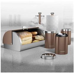 Morphy Richards Accents 6 Piece Storage Set, Stainless Steel, Copper