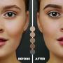 Eyebrow Powder Dark Brown - Natural Fill-in Eyebrow Makeup - Brow Powder Water Resistant Includes Small Brush