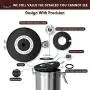 Sanlinkee Airtight Coffee Canister, Large Stainless Steel Tea & Coffee Storage for 22.8oz Coffee Beans,Canister with co2 Valve, 30ml Measure Spoon,70 ml Mini Travel Jar and Calendar Wheel Sanlinkee Airtight Coffee Canister, Large Stainless Steel Tea & Coffee Storage for 22.8oz Coffee Beans,Canister with co2 Valve, 30ml Measure Spoon,70 ml Mini Travel Jar and Calendar Wheel