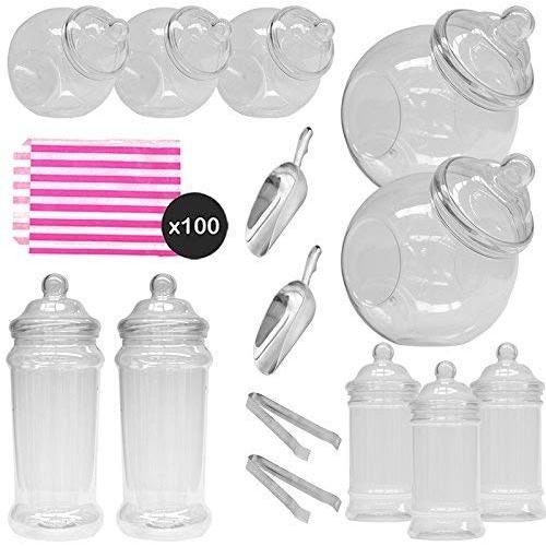 Topstar Sweet Jar Kit - 10 Mixed Jars - Pink
