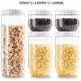 Plastic Storage Jars, Kitchen Fresh Food Containers, Storage Of Spices/Oatmeal/Pasta/Cereals Plastic Storage Jars, Kitchen Fresh Food Containers, Storage Of Spices/Oatmeal/Pasta/Cereals