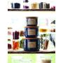 Emile Henry Ceramic Storage Jar for Spices, Ceramic, Silex, 0,3 L - ?11 cm