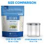 Sitz Bath Soak 32 Ounces Hemorrhoid Soak Epsom Salt with Natural Geranium, Frankincense, Lavender, Niaouli Essential Oil Plus Vitamin C in BPA Free Pouch with Press-Lock Seal