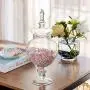 Transparent Candy Jar Wedding Party Table Decoration Dessert Storage Bottles Candy Storage Cans Lead Free Glass Tanks Covered,F Transparent Candy Jar Wedding Party Table Decoration Dessert Storage Bottles Candy Storage Cans Lead Free Glass Tanks Covered,F