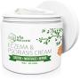 Wild Naturals Eczema Psoriasis Cream - for Dry, Irritated Skin, Itch Relief, Dermatitis, Rosacea, and Shingles. Natural 15-in-1 Formula Promotes Healing and Calms Redness, Rash and Itching Fast