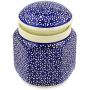 Polish Pottery 6-inch Jar with Lid (Daisy Dreams Theme) + Certificate of Authenticity