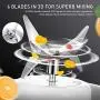 Mixeur Portable Taillans【2019 Nouveau】 avec Cuve Électrique Rechargeable USB, Multi-Fonctionnel pour Shakes et Smoothies, Acier Inoxydable 6 Pales (FDA BPA Free)