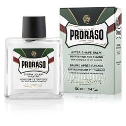 Proraso After Shave Balm, Refreshing and Toning, 3.4 Fl Oz