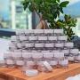 FRENCHIE JARS | 50pcs x 5 Gram (5 ml) Cosmetic Containers - Sample Containers with lids - Sample Jars Tiny Makeup