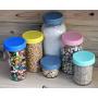 MJL Leak Proof Plastic Storage Lids With Silicone Liners For Mason Jars (5 Pack, Wide Mouth)