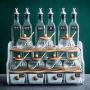 Spice Box Cruet Set, Spice Jars Oil Bottle Glass Condiment Jar Kitchen Home Tool Condiment Dispenser Solid Liquid Seasoning Box For Spices Condiments Canned Food