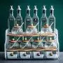 Spice Box Cruet Set, Spice Jars Oil Bottle Glass Condiment Jar Kitchen Home Tool Condiment Dispenser Solid Liquid Seasoning Box For Spices Condiments Canned Food