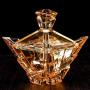 YL LY Glass Candy Jar European Storage Jar Dried Fruit Jar Gift Creative Home Decoration Sugar Cans Aurora Gold