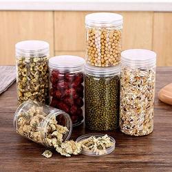 CactusAngui Storage Container Kitchen Storage 3Pcs Kitchen Storage Box Food Sealed Cans Pot Jar Clear Tea Sugar Container - 3pcs