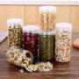 CactusAngui Storage Container Kitchen Storage 3Pcs Kitchen Storage Box Food Sealed Cans Pot Jar Clear Tea Sugar Container - 3pcs