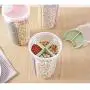 Kitchen compartment storage tank, multi-grain transparent sealed can, multi-function plastic storage box