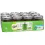 Glasen Mason-Becher mit Weitmuнд Öffnung 16-Ounzen, mit Deckeln und Bändern, 12er-Pack