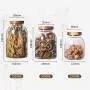 Bocal de Rangement WANGLXST, Conteneur de Rangement Alimentaire, Pour Garder les Aliments au Sec et Frais, Parfait pour les Céréales, Farines, Bonbons, Snacks, Étanchéité, Durable, Transparent