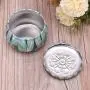 Retro Blechdose Glasbehälter Tee Süßigkeiten Schmuck Münze Lagerbehälter Box Geschenkhalter für Hochzeit Zufällige Farbe, wie auf dem Bild