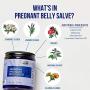 Motherlove Pregnant Belly Salve (4 oz.) Helps Prevent Stretch Marks, Soothes the Itch of Growing Skin - Moisturizing Balm with Organic Herbs for Your Tummy, Cruelty-Free, Natural Cream for Pregnancy