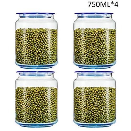 Glass Sealed Jars, Kitchen Household Grain Storage Tanks, Storage Jam/Honey/Coffee/Nuts