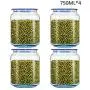 Bouteilles en verre étanches, Réservoirs de stockage pour aliments secs, Stockage de confiture/miel/café/noix Bouteilles en verre étanches, Réservoirs de stockage pour aliments secs, Stockage de confiture/miel/café/noix