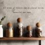 Creative Kitchen Tea Storage Bottles Glass Candy Jars With Cork Lid Spices Sugar Coffee Container Receive Organizer Cans,500Ml