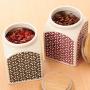 Cereal Containers Ceramic Seal Canister, Bamboo Cover With Sealing Ring Containers (color : B)