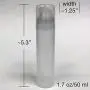 Empty Airless Bottle - Metal Free! Choose from 5 Sizes: 15ml/0.5oz, 30ml/1oz, 50ml/1.7oz, 100ml/3.4oz, or 150ml/5.1oz in Natural Plastic for Cream/Serum/Treatment/Lotion/Oil/Gel/Cosmetics - Air Less Travel Size Pump/Dispenser/Container 1x 30ml Empty Airless Bottle - Metal Free! Choose from 5 Sizes: 15ml/0.5oz, 30ml/1oz, 50ml/1.7oz, 100ml/3.4oz, or 150ml/5.1oz in Natural Plastic for Cream/Serum/Treatment/Lotion/Oil/Gel/Cosmetics - Air Less Travel Size Pump/Dispenser/Container 1x 30ml