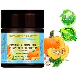 ORGANIC PUMPKIN SEED OIL BUTTER Australian. 100% Natural/VIRGIN/UNREFINED/RAW For Skin, Hair, Lip and Nail Care. 2 Fl.oz.- 60 ml