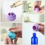 VECH Travel Accessories Containers Sets, Silicone Cream Jars for Toiletries Sealed Lids Bottle Cosmetic/Formula Containers for Face Hand Body Cream 20ml (4 Pieces)