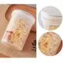 Ecosin Food Storage Plastic Container With Lids Sealing Pot Powder Jar,Containers Transparent Plastic Storage Box Dry Dried Food Storage Box Container Box (C) Ecosin Food Storage Plastic Container With Lids Sealing Pot Powder Jar,Containers Transparent Plastic Storage Box Dry Dried Food Storage Box Container Box (C)