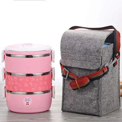 Thermos Food Jar 1950ml Thermos Stainless Food Flask Pink,Leakproof Insulated Food Containers (Size : Bag) Thermos Food Jar 1950ml Thermos Stainless Food Flask Pink,Leakproof Insulated Food Containers (Size : Bag)