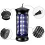 Bug Zapper Insect Killer Fly Trap - Indoor & Outdoor - Mosquito Trap Insect Zapper - Fly Zapper Mosquito Killer Safe & Non-Toxic - Silent & Effortless Operation pest control - Electronic Insect Killer